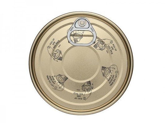 Canned Food Easy Open End Food Can EOE-603#（ETP TFS）