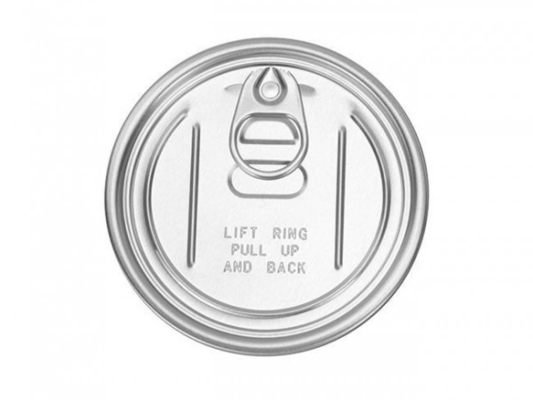 Aluminum Easy Open End 307#Easy Open End (three lines in English)