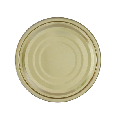 Golden Lacquer Aluminum Ends for Metal Cans or Paper Cans