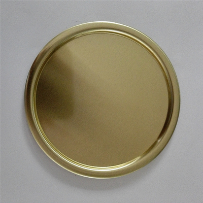 Golden Lacquer Aluminum Ends for Metal Cans or Paper Cans