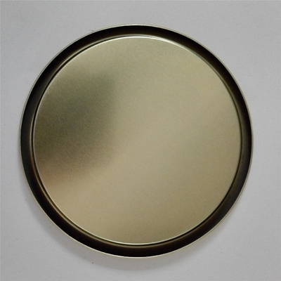 Golden Lacquer Aluminum Ends for Metal Cans or Paper Cans
