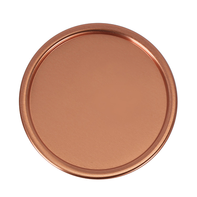 Golden Lacquer Aluminum Ends for Metal Cans or Paper Cans